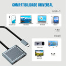 Hub Duplicador USB-C Para 2 Telas HDMI 4K Dorn Ouro