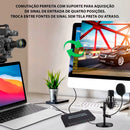 Placa De Captura Dorn 4x1 Usb Divisor Hdmi  4k + Controle Preto