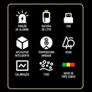 Medidor Qualidade Ar Wifi 15 Em 1 Co2 Umidade Temp