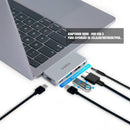 Hub Adaptador 5 Em 1 USB-C HDMI 4K PD 100W Para iPad MacBook