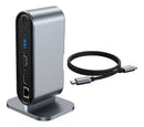 Hub Dock Station 12 Em 1 USB-C HDMI 4K RJ45 PD 100W Dorn