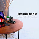 Kit Vídeo Conferência Ptz Full Hd 120° Dorn + Mic Tenveo M4b Preto