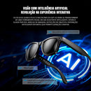 Óculos Inteligentes Dorn com IA - Câmera 32MP, Som Estéreo HD e IP65 - Lente Anti-Azul