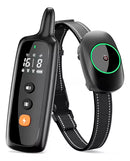 Coleira Adestramento Recarregável, Prova D'Água de 1100m de Alcance com Beep e Vibração