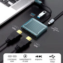 Hub Duplicador USB-C Para 2 Telas HDMI 4K Dorn Ouro