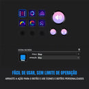 Stream Deck Macropad 6 Teclas LED 3 Knobs Para Streaming