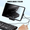 Dock Station Dex Para Android Com Hdmi 4k / Usb 3.0 / Sd Cor Preto