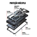 Capa Dorn Grau Militar Samsung Galaxy S24 S23 Ultra - Alumínio, Antichoque Extremo e Outdoor