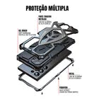 Capa Dorn Grau Militar Samsung Galaxy S24 S23 Ultra - Alumínio, Antichoque Extremo e Outdoor