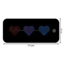 Painel LED RGB Flexível Virtua FX - Bateria USB, 17x7 cm,  Personalizável pelo Celular