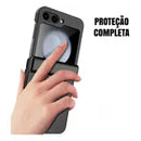 Capa Rígida Dorn 360° para Galaxy Z Flip 7 - Proteção de Dobradiça e Carregamento Sem Fio