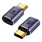 Adaptador Extensor Dorn USB-C 40 Gbps - Macho para Fêmea, 100W e Vídeo 8K