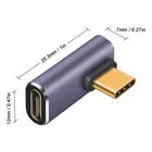 Adaptador Dorn USB-C 90 Graus - 40 Gbps, Carregamento 100W e Vídeo 8K@60Hz