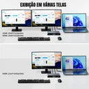 Docking Station Dorn DisplayLink 12 em 1 - 2x HDMI, Gigabit Ethernet, 4x USB 3.0 e PD 45W
