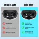 Kit de Proteção Virtua FX para Meta Quest 3S - Capa, Máscara Facial Silicone e Protetor de Controles
