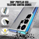 Case Anti Impacto Dorn Samsung Galaxy S24 S25 Ultra Plus - Proteção Militar Transparente 1,8m