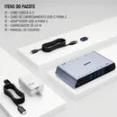 Docking Station Dorn DisplayLink 12 em 1 - 2x HDMI, Gigabit Ethernet, 4x USB 3.0 e PD 45W