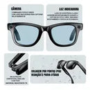 Óculos Inteligentes Dorn Bluetooth 5.4 com IA - Câmera 32MP, Som Estéreo HD, UV400 e IP65