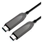 Cabo USB-C Dorn Fibra Óptica 15 Metros - 10 Gbps, 4K@60Hz e USB 3.2 Gen 2 AOC