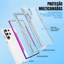Case Anti Impacto Dorn para iPhone 15/16 Pro/Plus/SE4 - Proteção Militar Transparente 1,8m
