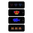 Painel LED RGB Flexível Virtua FX - Bateria USB, 17x7 cm,  Personalizável pelo Celular