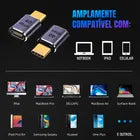 Adaptador Extensor Dorn USB-C 40 Gbps - Macho para Fêmea, 100W e Vídeo 8K