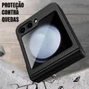 Capa Rígida Dorn 360° para Galaxy Z Flip 7 - Proteção de Dobradiça e Carregamento Sem Fio