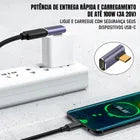 Adaptador Dorn USB-C 90 Graus - 40 Gbps, Carregamento 100W e Vídeo 8K@60Hz