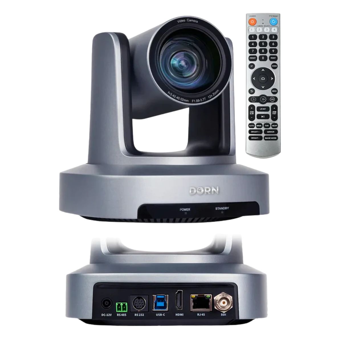 ゆー　ポメラート Câmera Robótica Ptz 4k 20x IA Dorn Hdmi Usb SDI NdiHX2 POE - Ultra HD