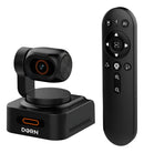 Câmera Webcam Dorn Pro Ptz 4k Ultra Hd Com Ia + Controle Preto