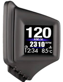 Computador de Bordo Dorn OBD2 Universal - HUD 2 em 1, Leitura de RPM, Temperatura, GPS e Alertas