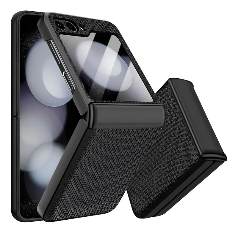 Capa Rígida Dorn 360° para Galaxy Z Flip 7 - Proteção de Dobradiça e Carregamento Sem Fio