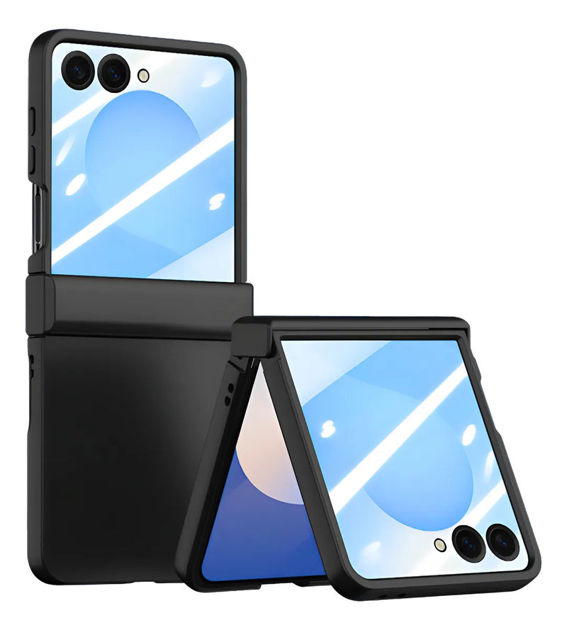 Capa Rígida Dorn 360° para Galaxy Z Flip 7 - Proteção de Dobradiça e Carregamento Sem Fio